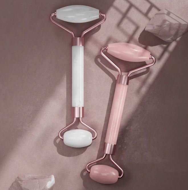Facial Roller and Gua Sha Massage Tool Set